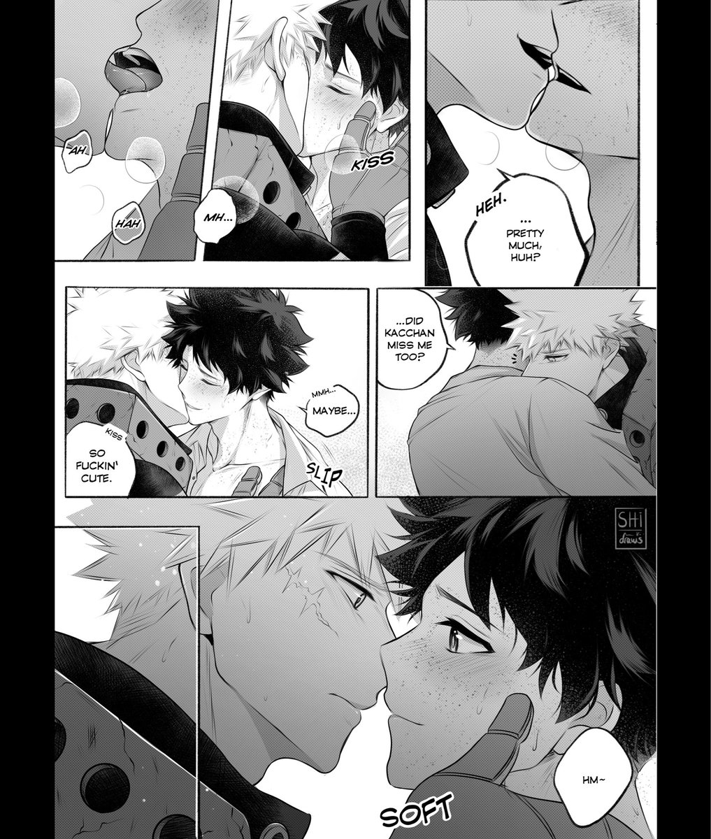ohshidrawsnew's tweet photo. One year ago I drew homesick Kacchan, oh he’s so in love with his man #bkdk https://t.co/gRX2rBawOg
