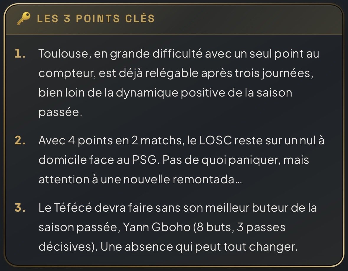 OufBet_fr's tweet photo. On commence le week-end avec Toulouse ๐ Lille la team โ๏ธ
๐ฅ Avant de jouer, tu devrais jeter un coup dโลil aux 3 points clรฉs du Piafesseur #TFCLOSC
Pour tout savoir sur le match ๐ https://t.co/yVblqpxEtc https://t.co/lMOtwcpHQL