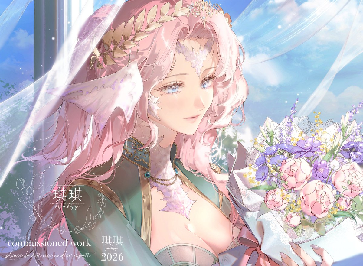 peachiqiqi's tweet photo. ☁️💐☁️ https://t.co/Si9hQn9X59