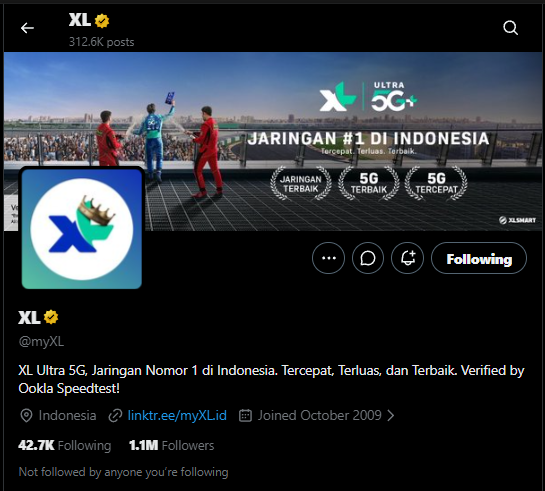 ryhteamxyz's tweet photo. @myXL Jawabannya : XL 5G https://t.co/QebJd13t2e