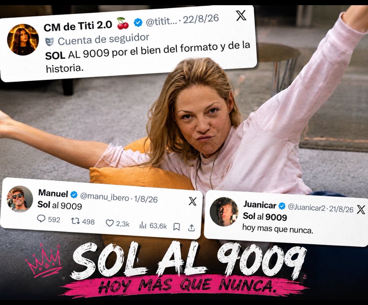 agusrussok's tweet photo. GENTE EL GRUPO DEL BODRIO DESPERTÓ Y AHORA LES IMPORTA GH POSTA 

LOS PERDONAMOS

PIDEN SOL AL 9009 🙏🏆

#GranHermano https://t.co/3fLxiwbSap