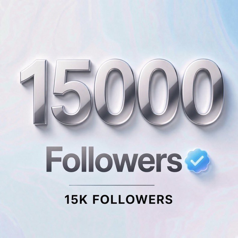 crypto_daddy021's tweet photo. If you need 15K follower ?

Just Say  Yes 

And hit repost so more of your friends can see it.

I will boost your page. https://t.co/pgNBby84rF
