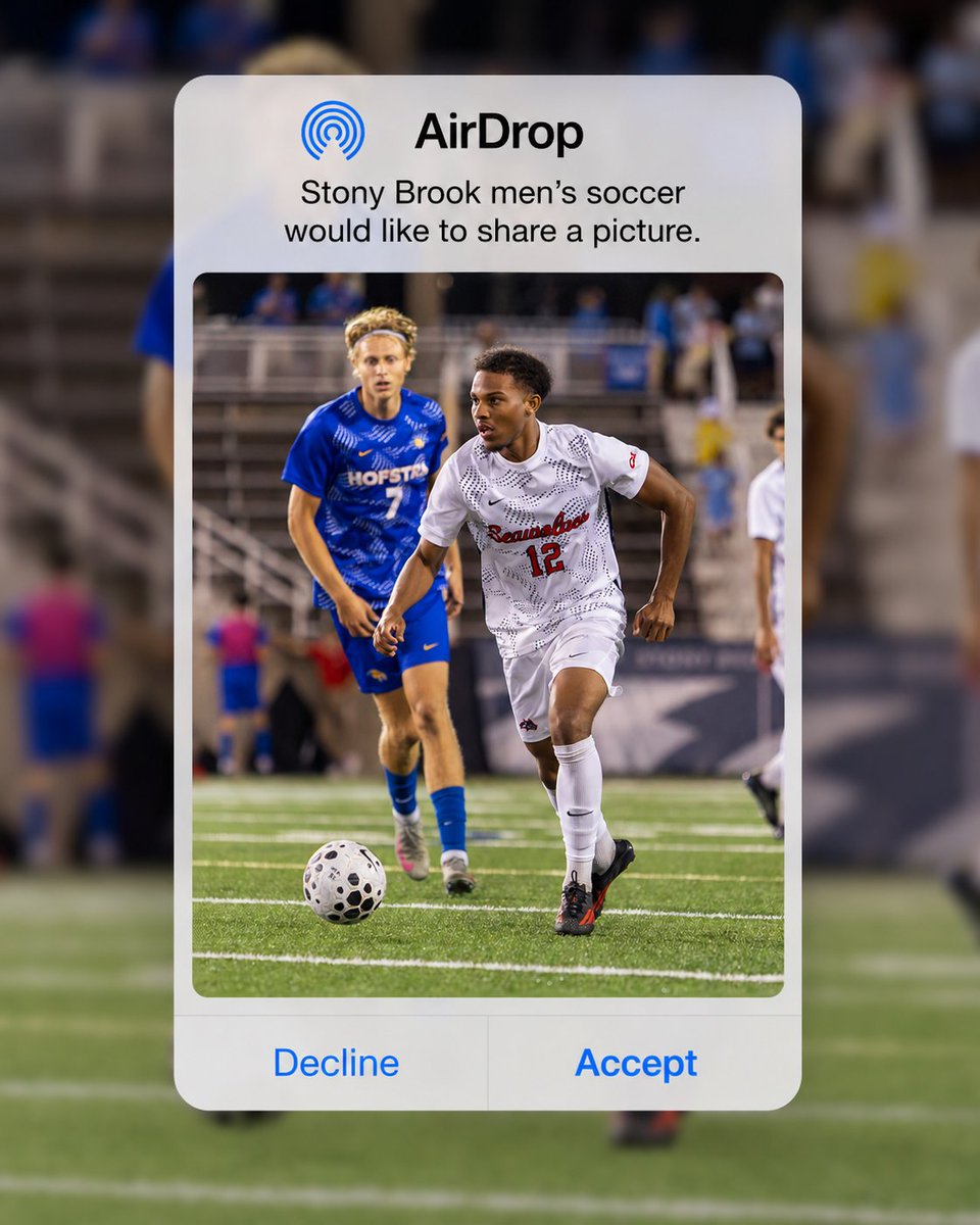 StonyBrookMSOC's tweet photo. Airdrop on📲 https://t.co/W1jtKC511L