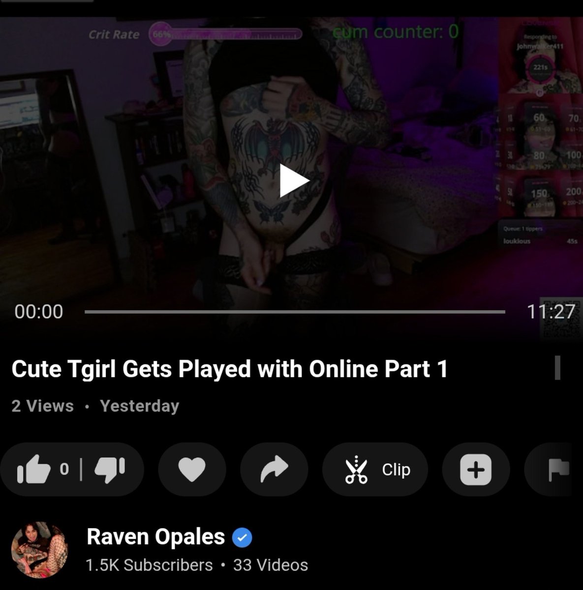 MissRavenTs's tweet photo. New videos out now on my pornhub 0erfevt for gooning your brains away 🥵😘
#nsfwtwtًً #nsfw #porn #trans #transporn #goon #gooner #transgirl #tgirl #streamer #T4T #tattoo #transgoth https://t.co/NLBBrHSgWe
