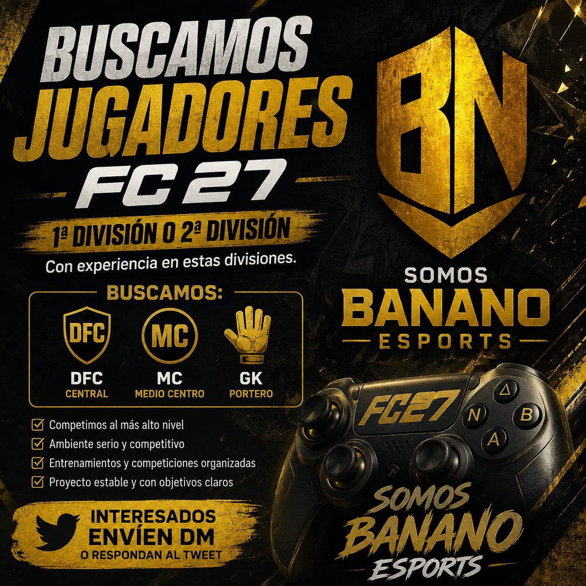 GalvezZanon's tweet photo. Gente de pruebas para banano eSports? 
Interesados Md📲

@bananoesport https://t.co/yqm89sIgbA