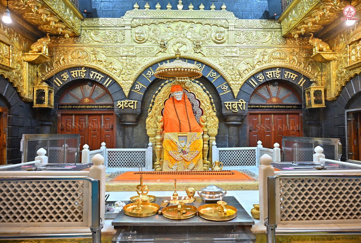SSSTShirdi's tweet photo. *!! ॐ साई राम !!*
*श्री साईबाबा संस्थान विश्वस्त व्यवस्था,शिर्डी*
*!! ॐ Sai Ram !!*
*Shri Saibaba Sansthan Trust, Shirdi*
≈≈≈≈≈≈≈≈≈≈≈≈≈≈≈≈≈ 
*आरती :-शेजारती*
*गुरुवार ०३ सप्टेंबर २०२६*  
*Aarti :-Shejarti*
*Thursday 03 September 2026* https://t.co/RzlBql16rJ