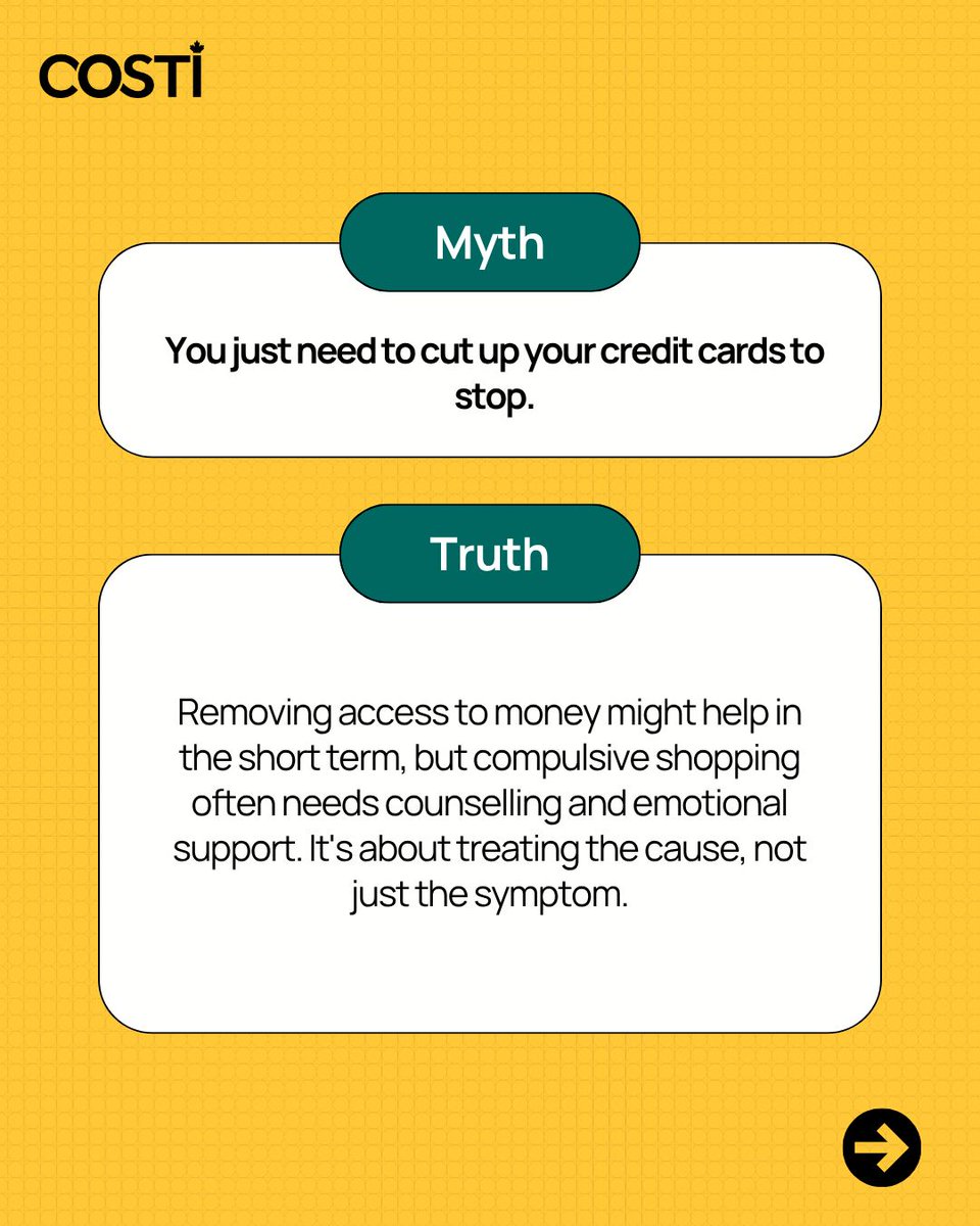 COSTI_org's tweet photo. Compulsive Buying Disorder is a real mental health condition — one that affects people of all genders and ages, whether or not they're in debt. 

If you or someone you know is struggling, COSTI can help. Call 1-416-244-7714 (2/3) https://t.co/X2ILiIN3ik
