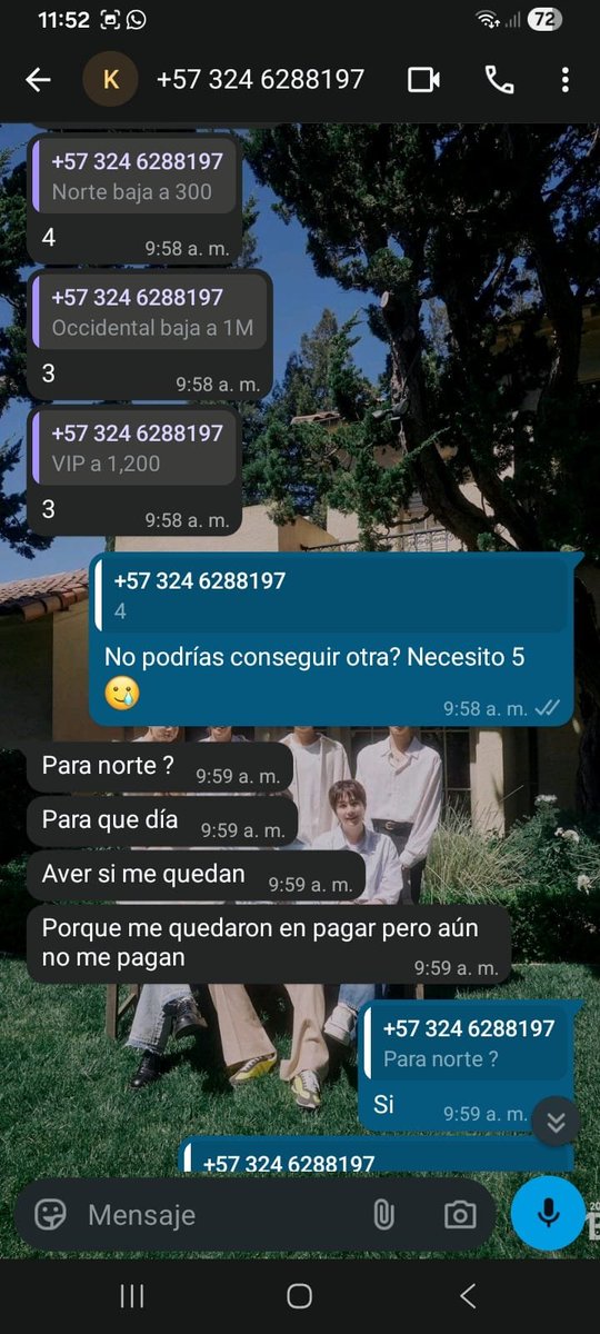 QuinteroNi56368's tweet photo. Mutis ayúdenme a difundir, este señor estafo a una amiga por 700.000 pesos colombianos y después de transferirlos, la bloqueo de todo lado. A ella y a mi.

Abro hilo

#bts #btsbogota #estafadores #army https://t.co/StQOqHWH2X