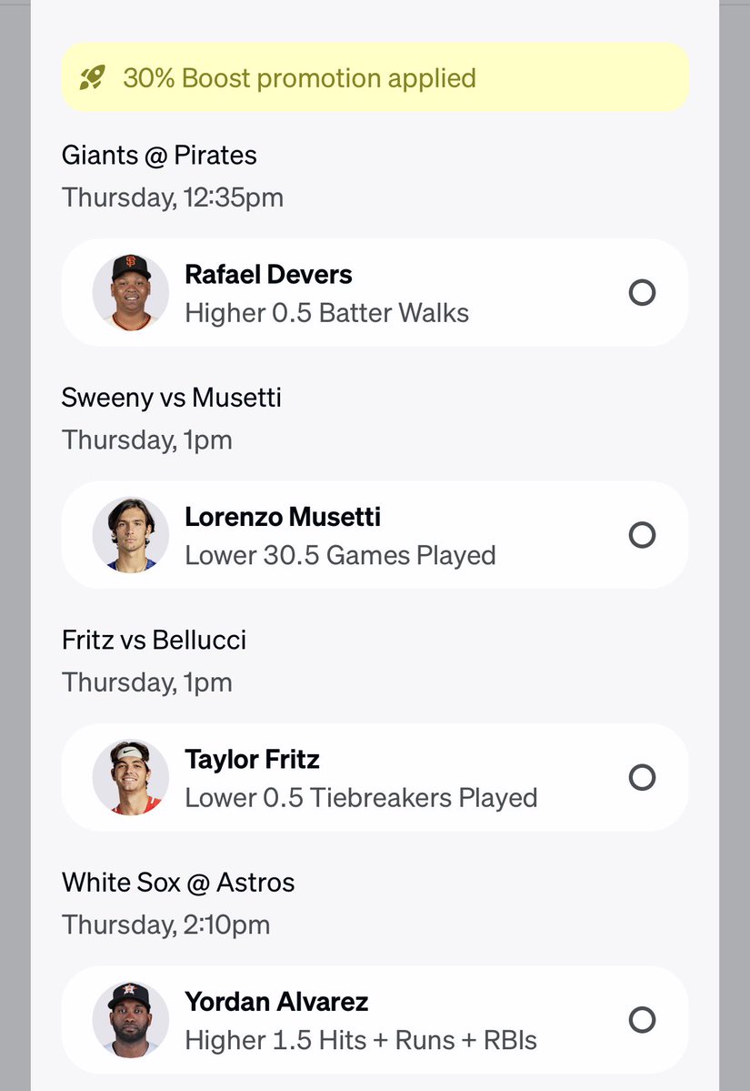 _SwipeBelicheck's tweet photo. Basically what erbody on for early game s #Prizepicks #Gambling𝕏 #MLB ⚾️ https://t.co/7IPB8TjnRd