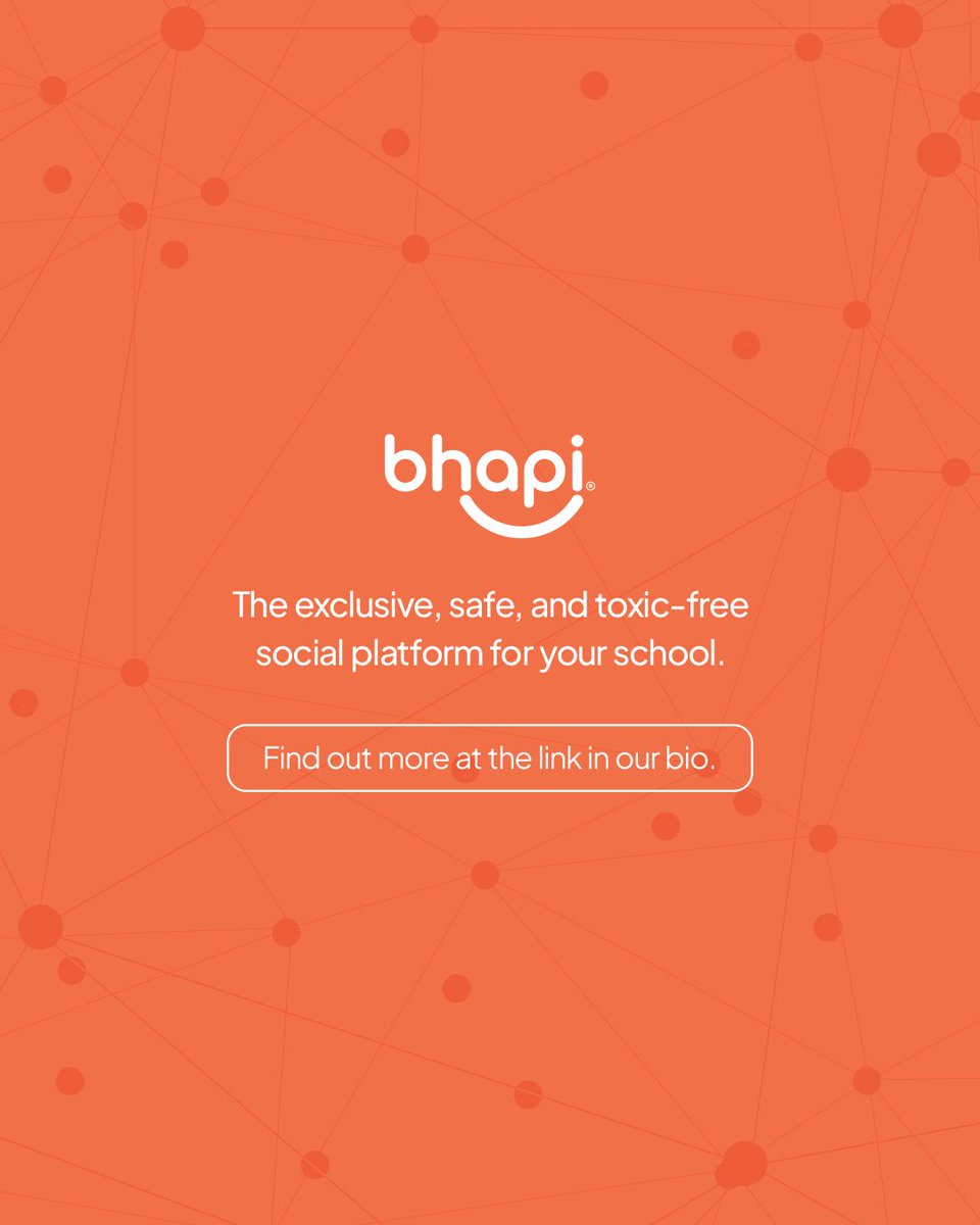 bhapi_io's tweet photo. Changing the rules of digital engagement is essential to protecting students’ attention and mental health in the school environment.

Discover Bhapi, the exclusive social media platform for your school. https://t.co/ZN5M1Ka8JI