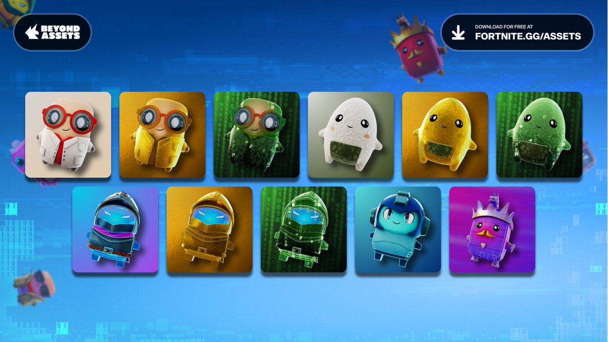 AssetsBeyond's tweet photo. New Sprites from Fortnite’s latest update have been added to Beyond Assets! 😄 https://t.co/uRnnhv0nzb