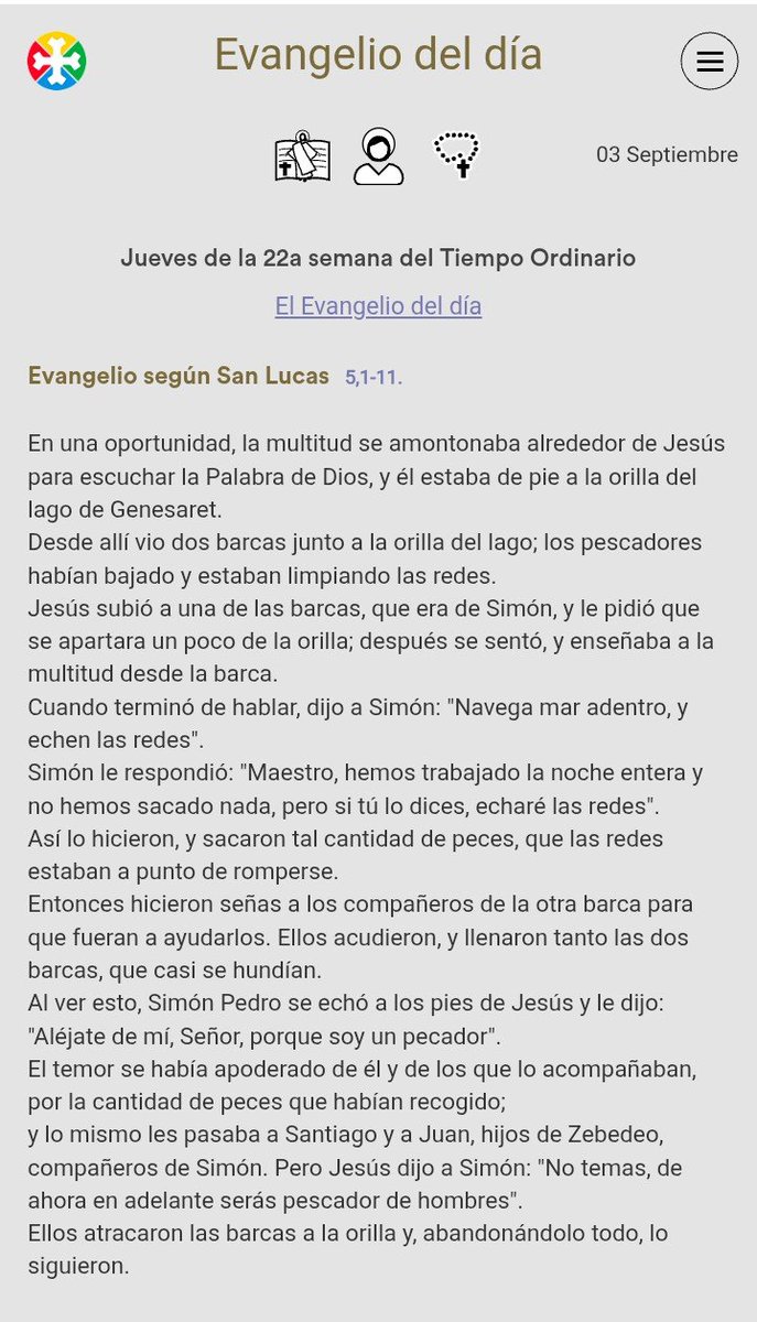 bellezaybondad's tweet photo. "Maestro, hemos trabajado toda la noche y no sacamos nada, pero si tú lo dices, echaré las redes" Lc 5,5

 Hoy Jesús no te pide éxito, te pide obediencia.
 Pedro estaba cansado, frustrado, con redes vacías.
 Y aún así confió.
Y las redes se rompían de peces.

#EvangelioDeHoy #Lc5 https://t.co/11Fy4gDAF1