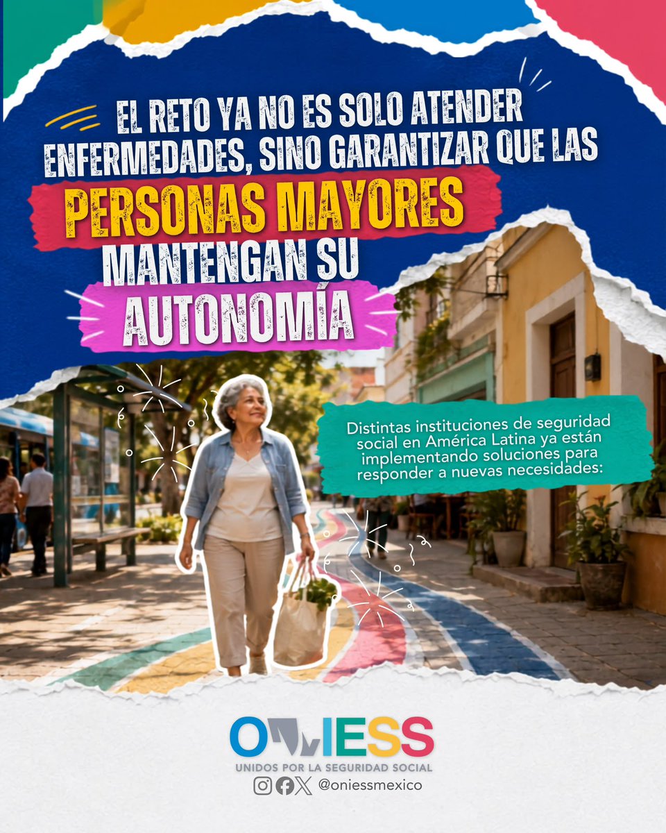 oniessmexico's tweet photo. ¿Estamos preparados para una sociedad donde vivir más también significa vivir con mayor autonomía, participación y bienestar? 🤔💭 https://t.co/KVVfqnX5EF