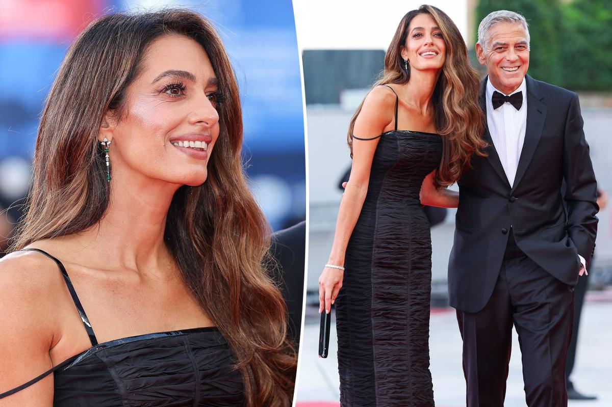 nypost's tweet photo. Amal Clooney adds sparkle to her LBD with $375K diamond jewelry at Venice Film Festival 2026 https://t.co/cEiDGFCbHY https://t.co/o7C65ai8qZ
