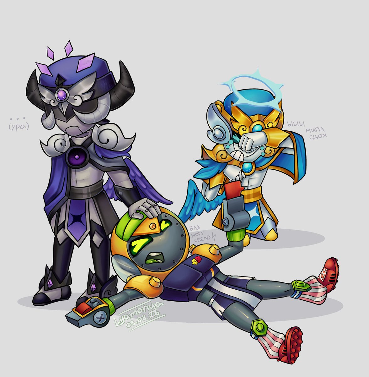 Lyamonyaa's tweet photo. #BrawlStars #Meeple #LarryAndLawrie #Refereeple https://t.co/OrCzLkD9np