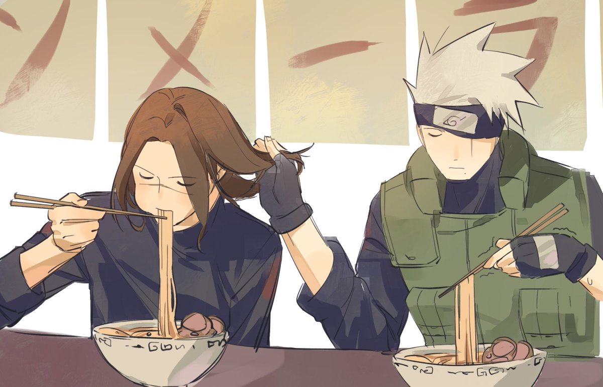 kihny_kk_'s tweet photo. 머리끈 없는 날 일락라멘 먹는 방법🍜
 #kkir https://t.co/YbqAENxL0Z