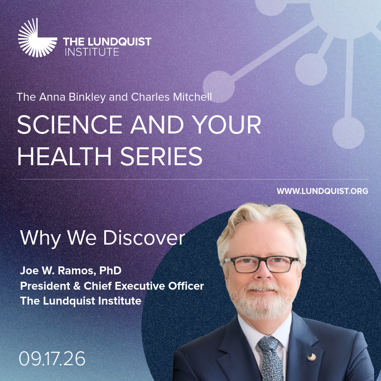 the_lundquist's tweet photo. Discover how TLI’s groundbreaking scientific research translates into better health for all. The Anna Binkley and Charles Mitchell Science and Your Health Lecture Series highlight the latest medical discoveries, wellness insights, and innovations from Lundquist researchers, bringing our science to your everyday life.

Join us in-person or online on Thursday, September 17 as President and CEO @joewramos reflects on thirty years in cancer research, the path that brought him here, and where he plans to take the Institute next.

Whether you’re a patient, caregiver, healthcare professional, or simply curious about the groundbreaking research happening at The Lundquist Institute, this talk offers a valuable opportunity to learn from an expert in the field.

To learn more and register, visit: https://t.co/nwixXuXXv7

#LAEvents #ThingsToDo #LosAngelesEvents #MedicalResearch #HealthEvents #TLI #PublicHealth #CommunityHealth