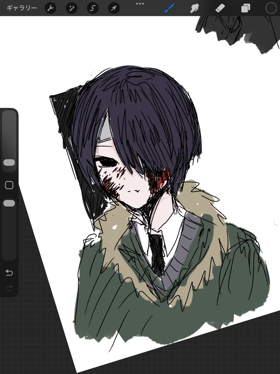 ux15q_l_ove's tweet photo. あまりのことに衝動描き
⚠️血 https://t.co/mKvMV9tLP2