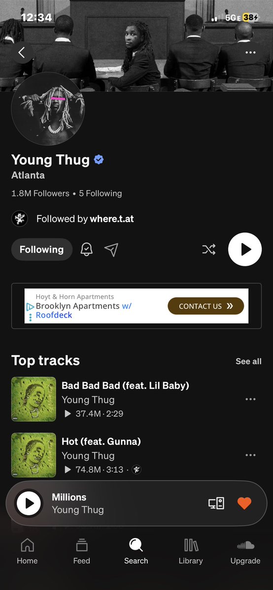 Lencenus's tweet photo. One of Lence Vincent favorite songs by Young thug / Jeffrey Lamar Williams @youngthug https://t.co/0MFToP1iNU https://t.co/Gt5Q7foA6j