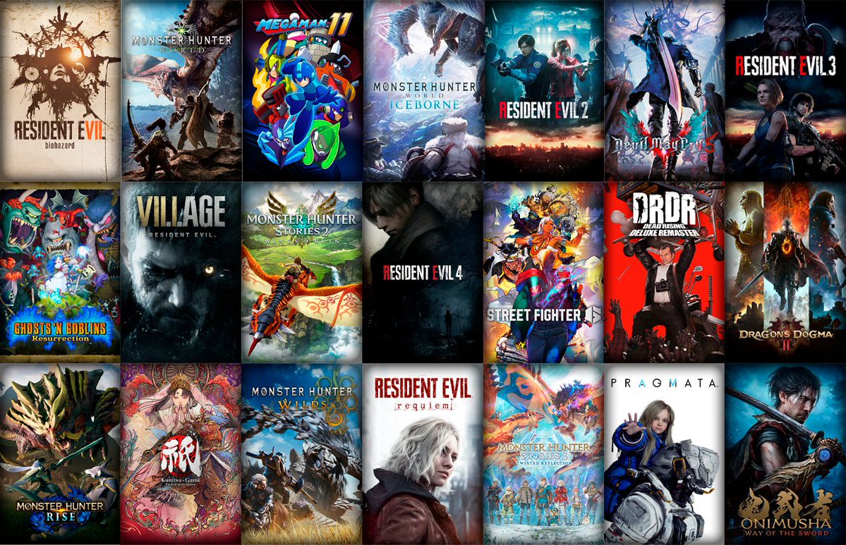 poliwa_93's tweet photo. Es tremenda la cantidad de juegazos que ha sacado Capcom en los ultimos diez años, teniendo menos de la mitad de empleados que tiene Rockstar.

Es la mejor compañía de la industria sin ninguna duda. https://t.co/dk2MyUgzep