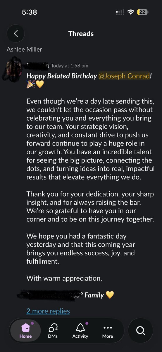 Josephconrad_'s tweet photo. I don’t just make my clients a shit ton of money 

But we also have a lot of respect for each other 

The small things matter https://t.co/m9R9DAH2dv