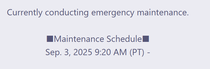 amia_dev's tweet photo. >be ensekai
>carry out a standard 4h maintenance
>extend the maintenance to 7h
>wipe everyone's paid crystals on accident
>put the maintenance back up

you can't make this shit up

they put the wrong year again too 😭 https://t.co/OkV7TXKLkg