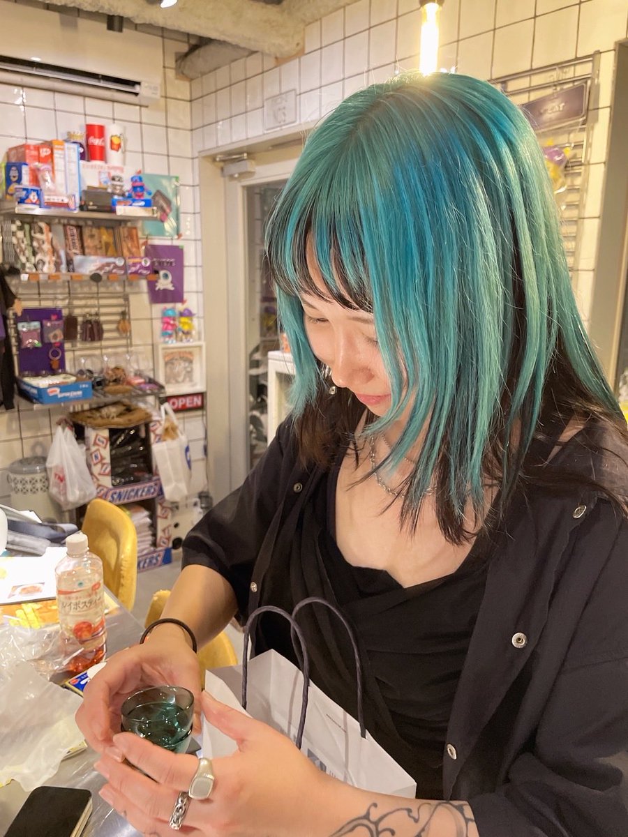 himari_0517_nr's tweet photo. ターコイズになりましたっ。 https://t.co/Qt8bb64Lkq