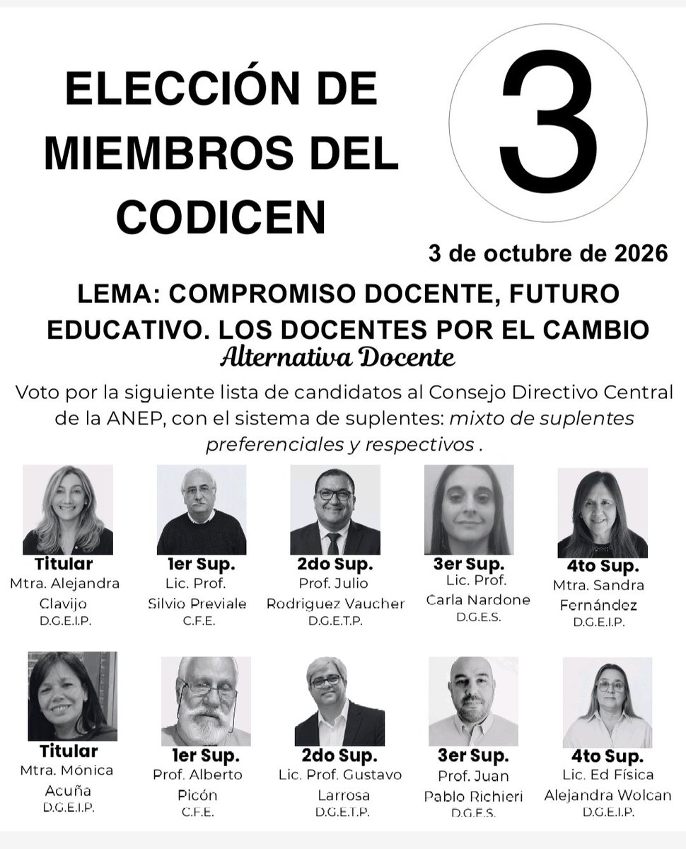 gbianchi2020's tweet photo. Para cambiar ésta es la lista y los candidatos. https://t.co/xyII7Fo3Wm