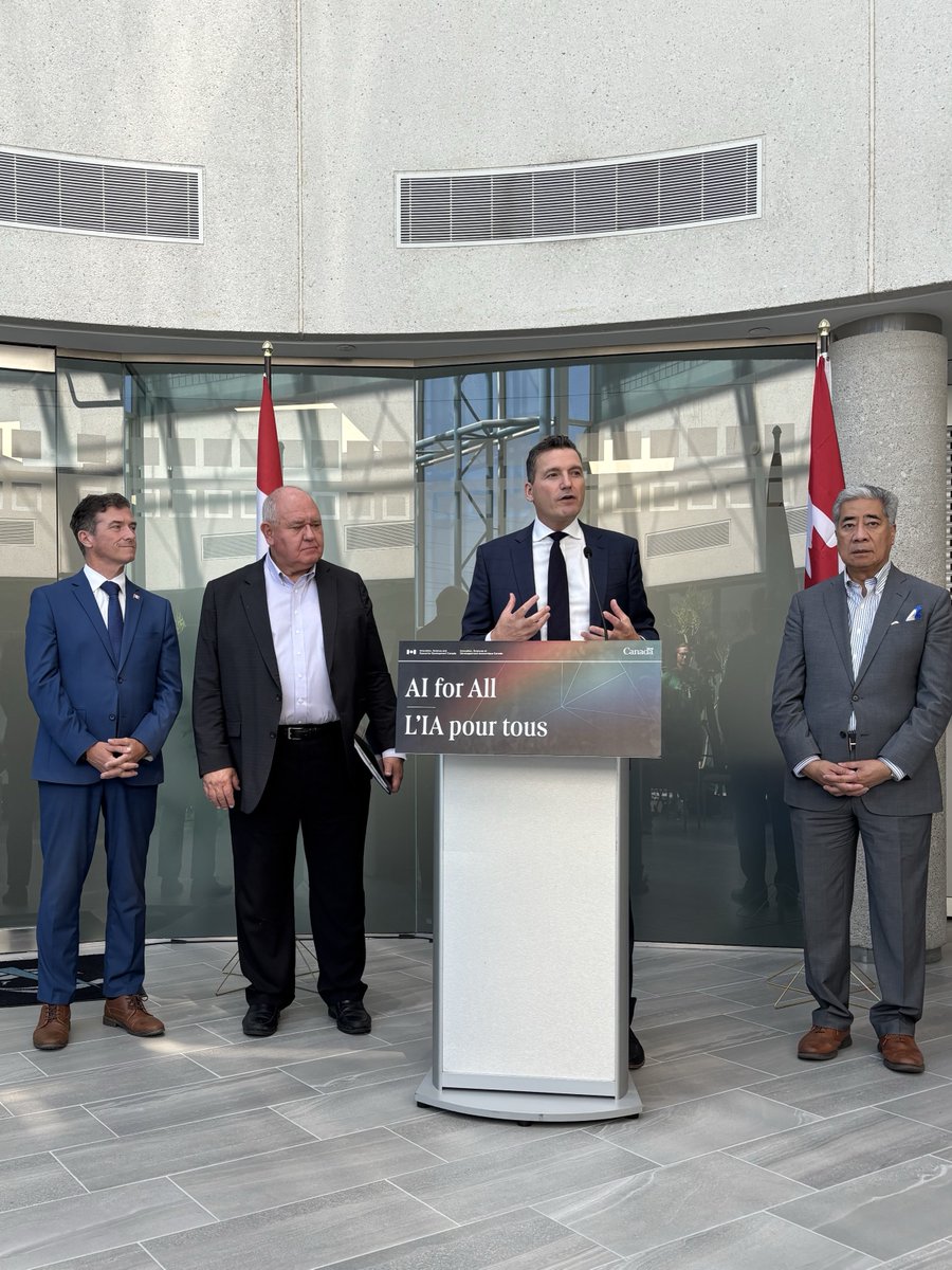 FCM_online's tweet photo. FCM President @TimTierney participated in today’s announcement of federal principles to guide the responsible development of data centres in Canadian communities with Minister @EvanLSolomon:

“Today’s announcement is an important first step in helping municipalities better understand and assess data centre projects being proposed in their regions. We look forward to continuing to work with the federal government and industry to improve transparency, strengthen accountability and provide municipalities with the resources they need to protect local interests.”