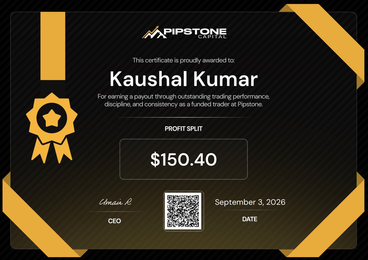 Pipstonecapital's tweet photo. 4 TRADERS. 4 WINS. 💰

Another round of rewards sent to traders who stayed disciplined, trusted their strategy, and executed when it mattered.

The work speaks for itself.  
Congratulations, traders. 🏆

More wins. More milestones. More rewards to come. ⚡
.
.
.
.
#news #trump #CryptoGiveaway #payout
