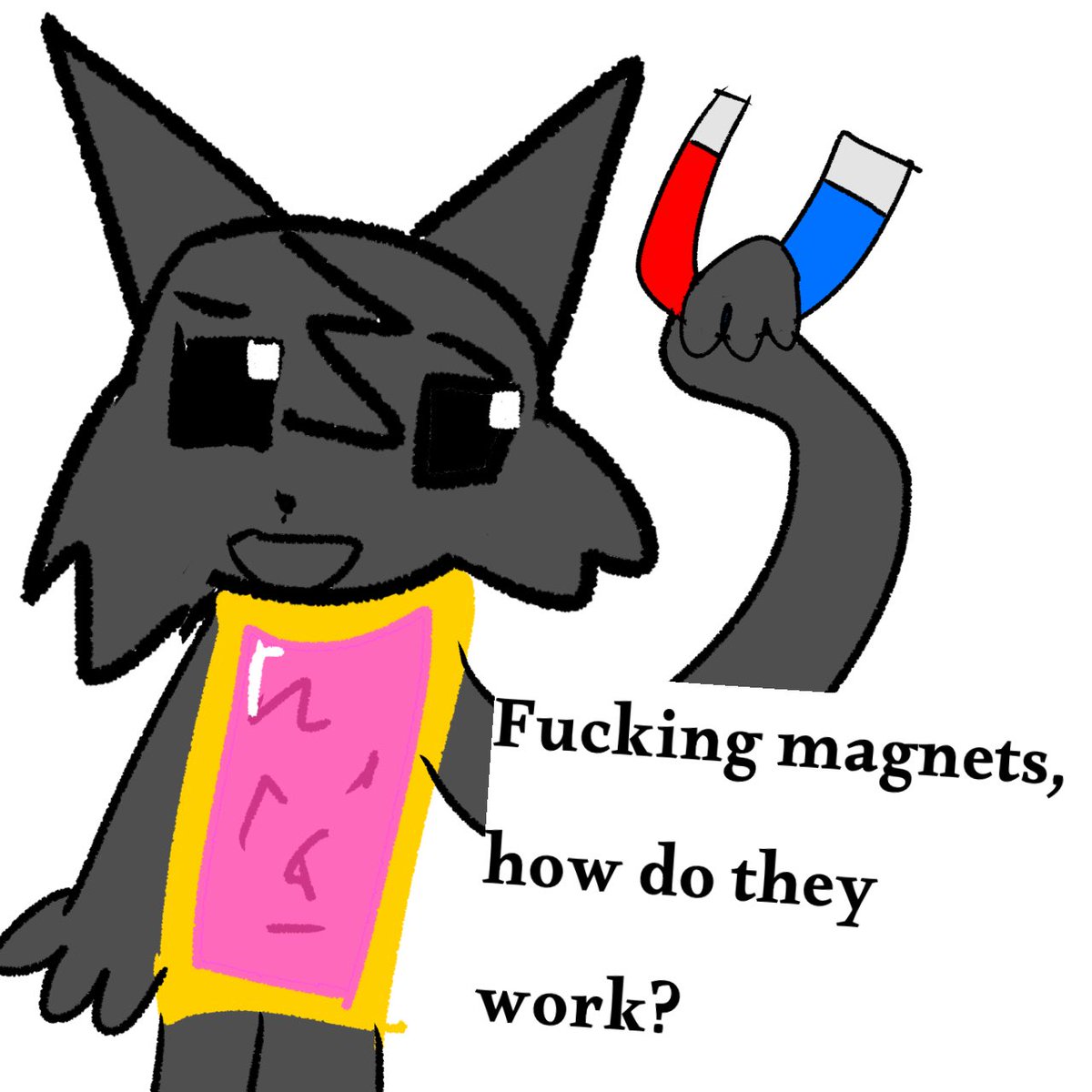 StaircaseJr's tweet photo. MAGNETS, HOW DO THEY WORK? https://t.co/Wpy3Ufyu6Z