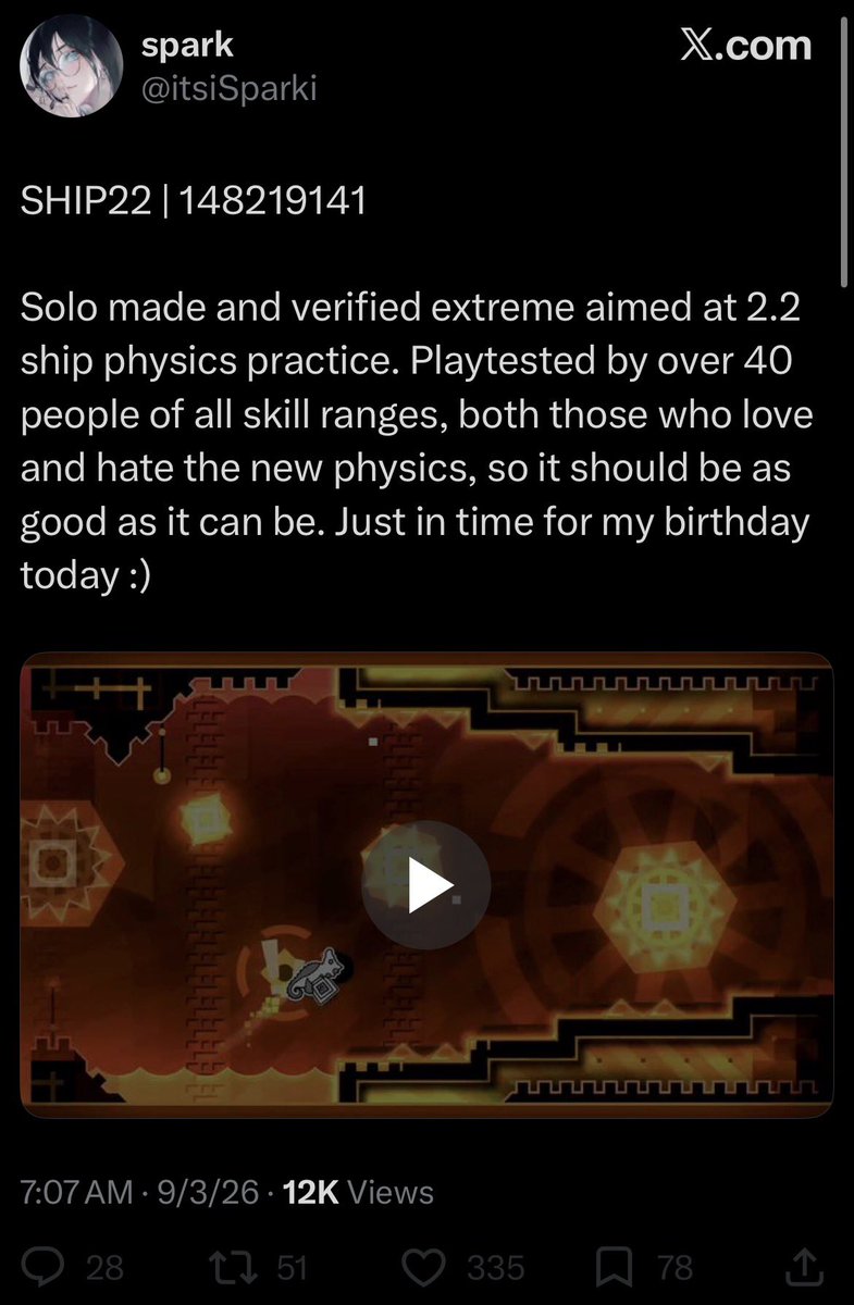 livyoshi_'s tweet photo. Can we all agree that elder mods RobTop 2.2 ship physics Pauze drama controversy extreme demon moderator Geometry Dash levels CBF twitter update rating? Spark please unblock me! https://t.co/7BjPAXFm2J