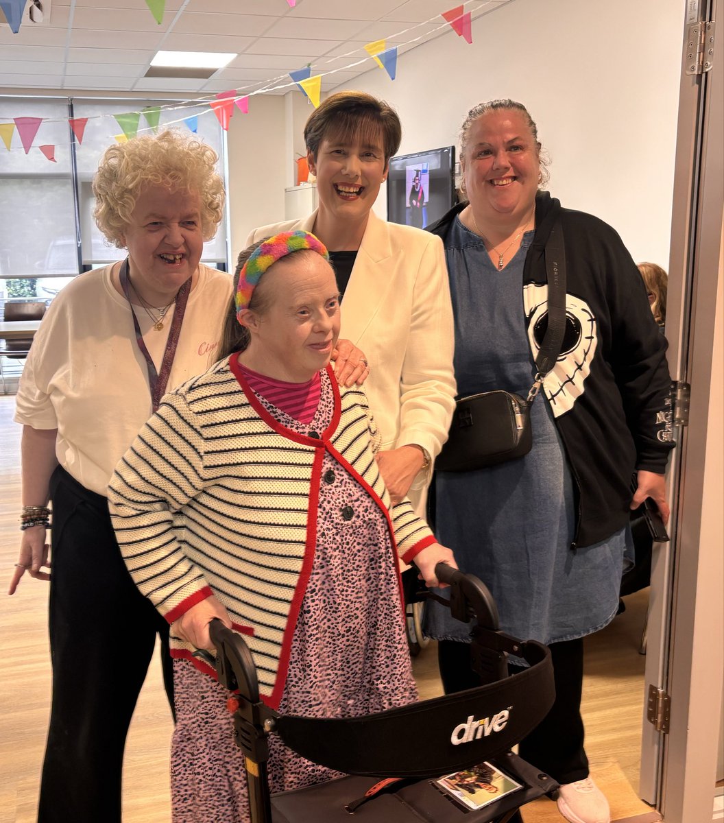 NormaFoleyTD1's tweet photo. A very happy occasion at the opening of St Michael’s House’s new daycare centre for people with disabilities in Dublin today. Thanks to all for the warm welcome, great chat and hospitality. https://t.co/a98bqs6qjG