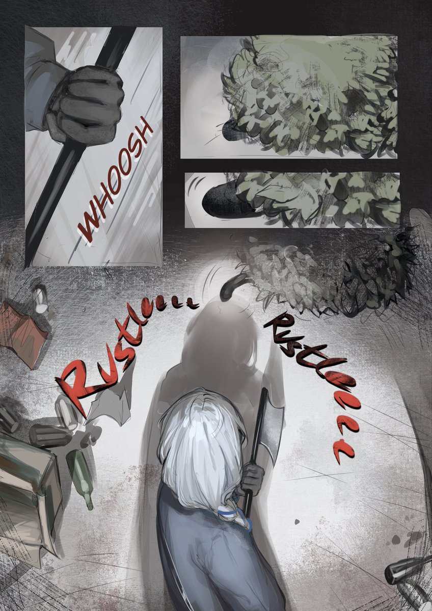 DelusionM80867's tweet photo. Infected AU 🧟‍♂️🩸🪓
OC side story (4/7) https://t.co/5O7HKtCine