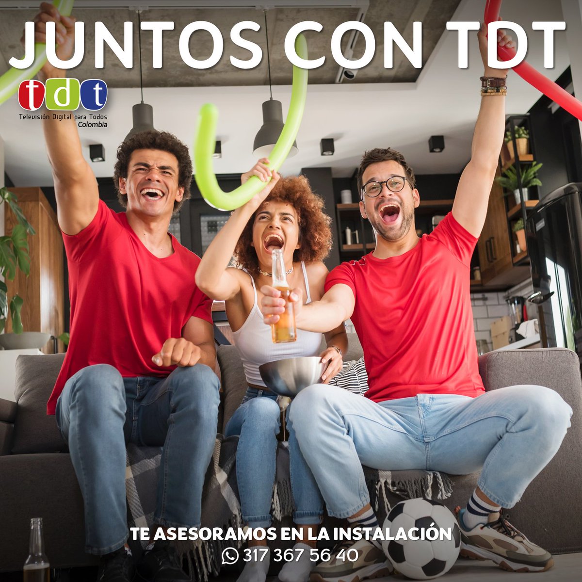 TDTColombiaTV's tweet photo. En el mes del Amor y la Amistad, celebremos lo que nos une. Una buena historia, una buena compañía y la mejor señal de televisión. 

¡Conéctate ya la TDT! https://t.co/4b1PlixwCW