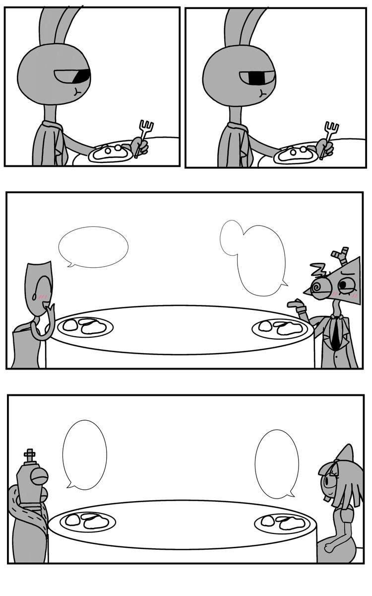 Pinkgalaxy87413's tweet photo. "Dinner date" tadc comic. This comic plays after episode 6.
Part 5/6

Feel free to dub my comic and please credit me!💕
#tadc #funnybunny https://t.co/AE33tYiUwW