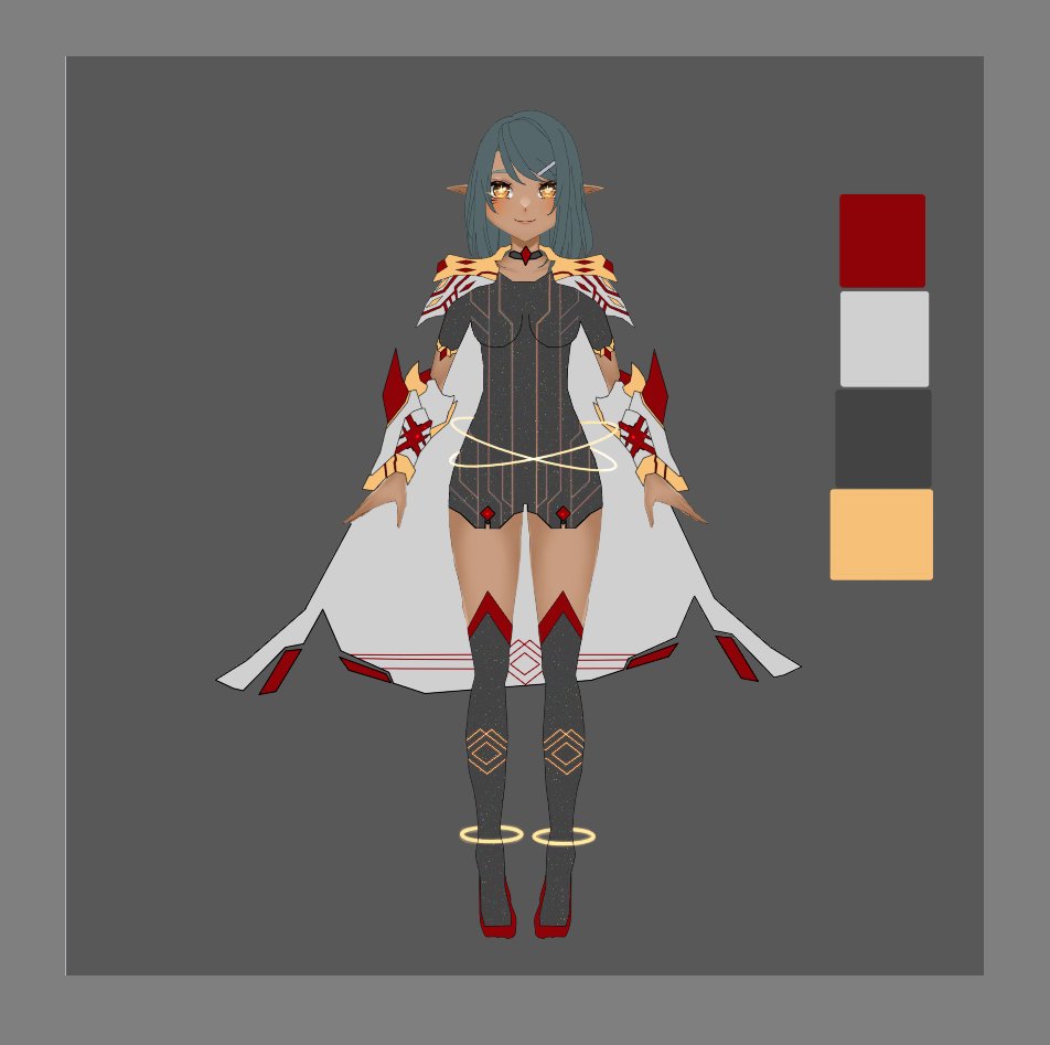 ocailcartograph's tweet photo. good evening, starlings and moots.
I hope your all doing well, just a small update on the digital god outfit that I am working on, while trying to take it easy, so that I can come back to streaming soon https://t.co/emT5gNzAA0