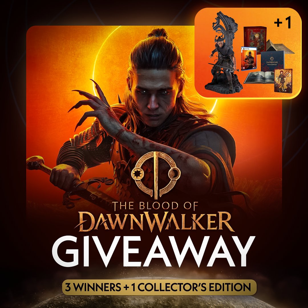 JakeSucky's tweet photo. I AM GIVING AWAY 3 COPIES + A COLLECTOR'S EDITION for The Blood of Dawnwalker 

Just Like, RT, Follow, and Reply to enter

1 copy will be given to a commenter, the rest + Collector's Edition will be for those who join our Discord

Good Luck https://t.co/xnVLlr3mvY