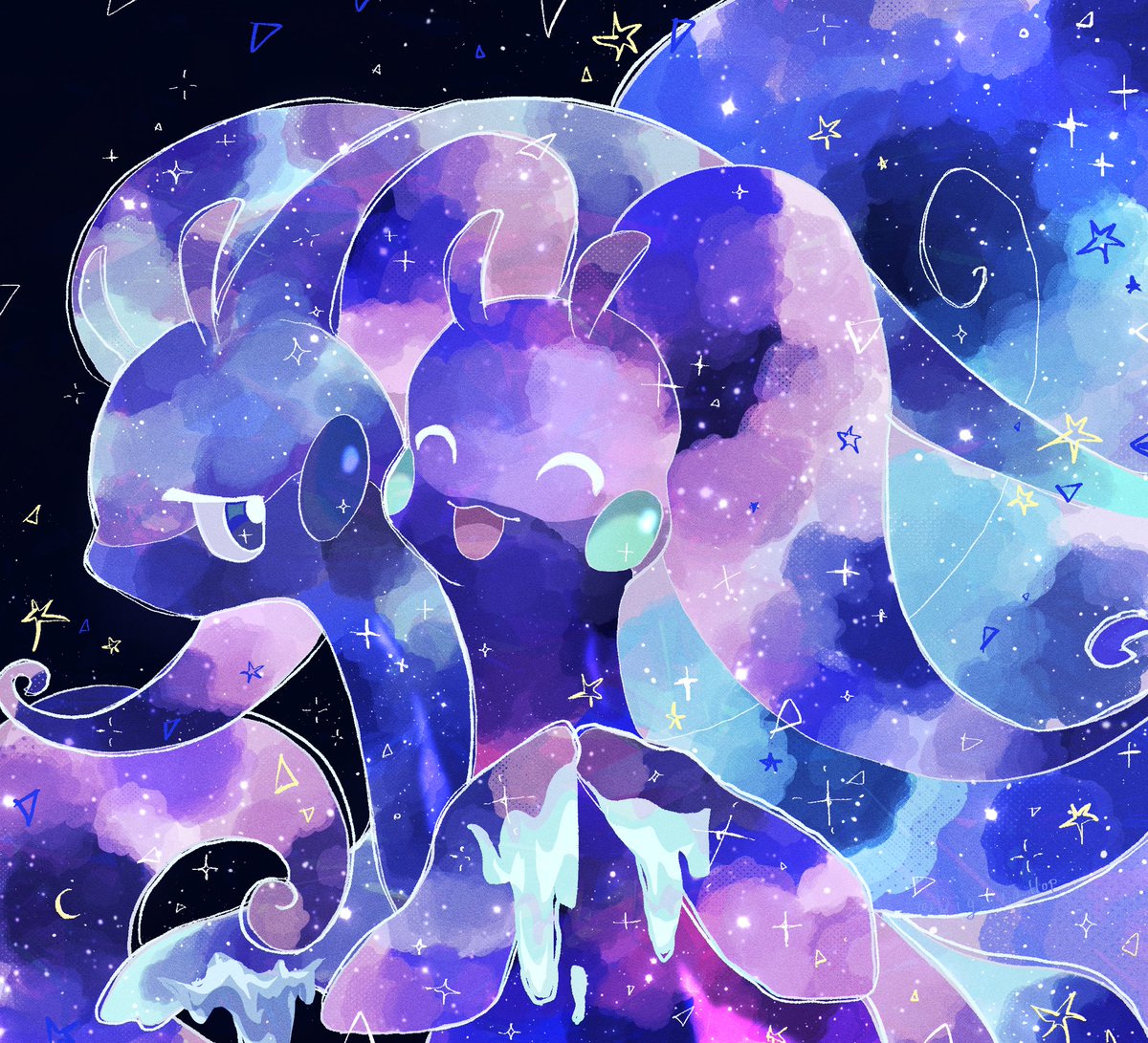 Digi_tallop's tweet photo. #ポケモン版深夜の真剣お絵描き60分一本勝負
ヌメルゴン https://t.co/cBTd27t47g