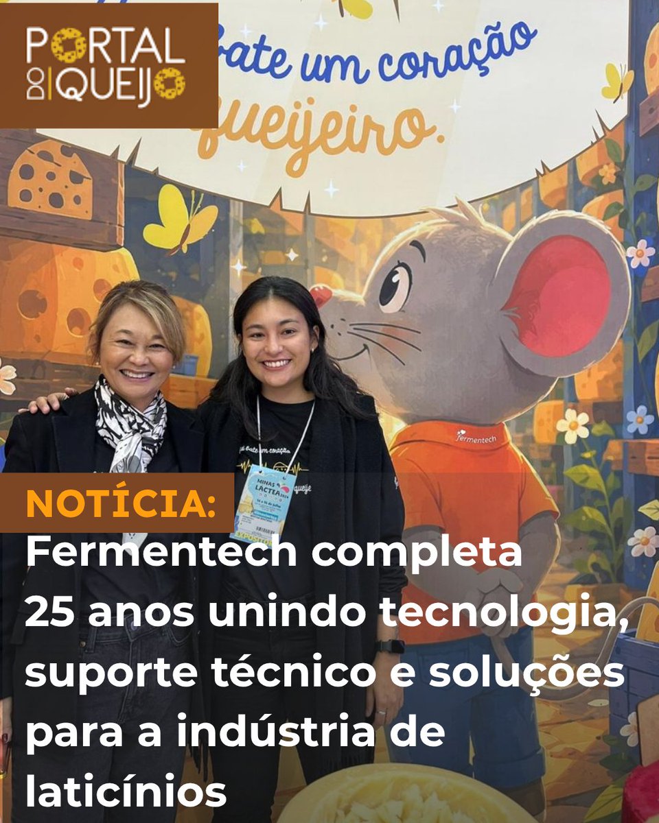 portaldoqueijo's tweet photo. Fermentech completa 25 anos unindo tecnologia, suporte técnico e soluções para a indústria de laticínios: https://t.co/9jMayQMER3
#fermentech #tcnologia #laticínios #enzimas #culturas https://t.co/PqjnGgw0EN