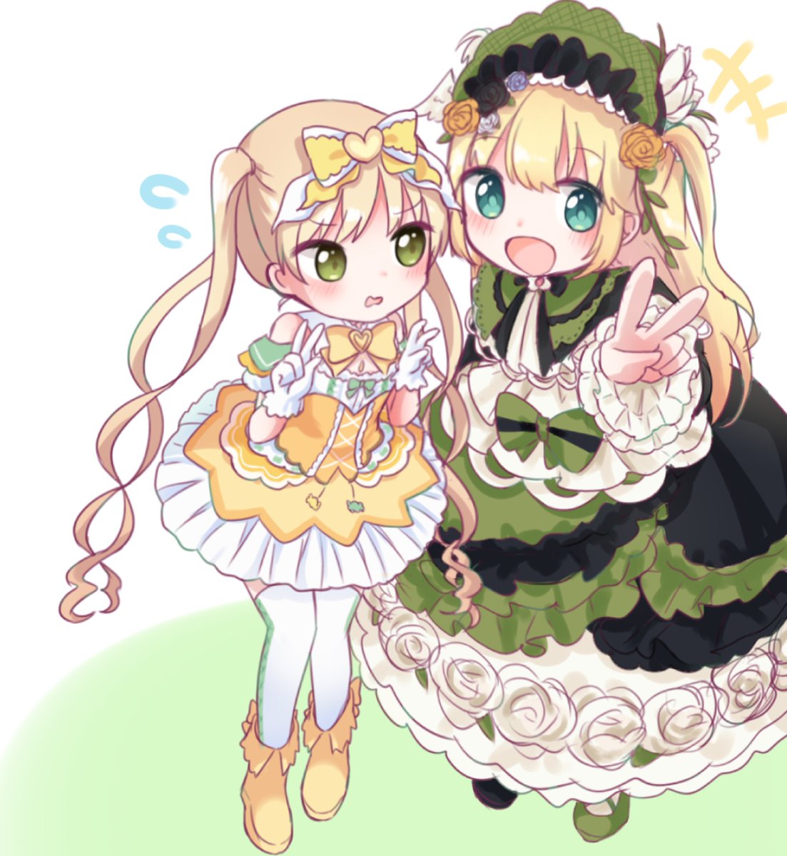 Tear_berr's tweet photo. まのさば×オンゲキ
次はハンナと柚子！！！！
ふたりではっぴーぴーす✌✌ https://t.co/BvJVbZqBlU