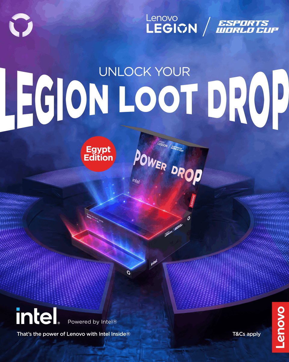 Lenovo_ME's tweet photo. EGYPT EDITION: Meet the Power Drop. Built for performance, optimisation and control, giving you the power to upgrade your setup, streamline your play and keep everything at your fingertips.

Could this be your Drop? Get yours with a qualifying Lenovo Legion purchase. Visit the website in the link for T&Cs and more details! 

Available now in UAE in select stores at Sharaf DG, Virgin, Emax, Jumbo & Egypt in select stores at 2B & Technology Valley.

إصدار مصر: تعرّفوا على جوائز القوة!

قوّة أكبر، تحكّم أكثر، وأداء يرتقي بتجهيزاتكم إلى المستوى التالي. كل ما تحتاجونه لتطوير إعداداتكم، والارتقاء بتجربة لعبكم، والتحكّم بكل التفاصيل أصبح الآن بين أيديكم!

هل ستكون هذه الجائزة من نصيبكم؟ اشتروا أحد أجهزة لينوفو ليجن المحمولة، واكتشفوا جوائزكم!

للمزيد من التفاصيل والشروط والأحكام، تفضلوا بزيارة الموقع الإلكتروني عبر الرابط.

جوائز لينوفو ليجن متوفرة الآن في الإمارات لدى متاجر مختارة من شرف دي جي، فيرجن، إيماكس وجمبو، وفي مصر لدى متاجر مختارة من 2B وتكنولوجي فالي.

#Lenovo #LegionAtEWC