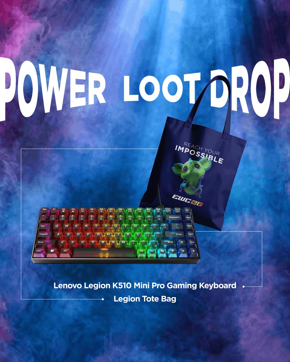 Lenovo_ME's tweet photo. EGYPT EDITION: Meet the Power Drop. Built for performance, optimisation and control, giving you the power to upgrade your setup, streamline your play and keep everything at your fingertips.

Could this be your Drop? Get yours with a qualifying Lenovo Legion purchase. Visit the website in the link for T&Cs and more details! 

Available now in UAE in select stores at Sharaf DG, Virgin, Emax, Jumbo & Egypt in select stores at 2B & Technology Valley.

إصدار مصر: تعرّفوا على جوائز القوة!

قوّة أكبر، تحكّم أكثر، وأداء يرتقي بتجهيزاتكم إلى المستوى التالي. كل ما تحتاجونه لتطوير إعداداتكم، والارتقاء بتجربة لعبكم، والتحكّم بكل التفاصيل أصبح الآن بين أيديكم!

هل ستكون هذه الجائزة من نصيبكم؟ اشتروا أحد أجهزة لينوفو ليجن المحمولة، واكتشفوا جوائزكم!

للمزيد من التفاصيل والشروط والأحكام، تفضلوا بزيارة الموقع الإلكتروني عبر الرابط.

جوائز لينوفو ليجن متوفرة الآن في الإمارات لدى متاجر مختارة من شرف دي جي، فيرجن، إيماكس وجمبو، وفي مصر لدى متاجر مختارة من 2B وتكنولوجي فالي.

#Lenovo #LegionAtEWC