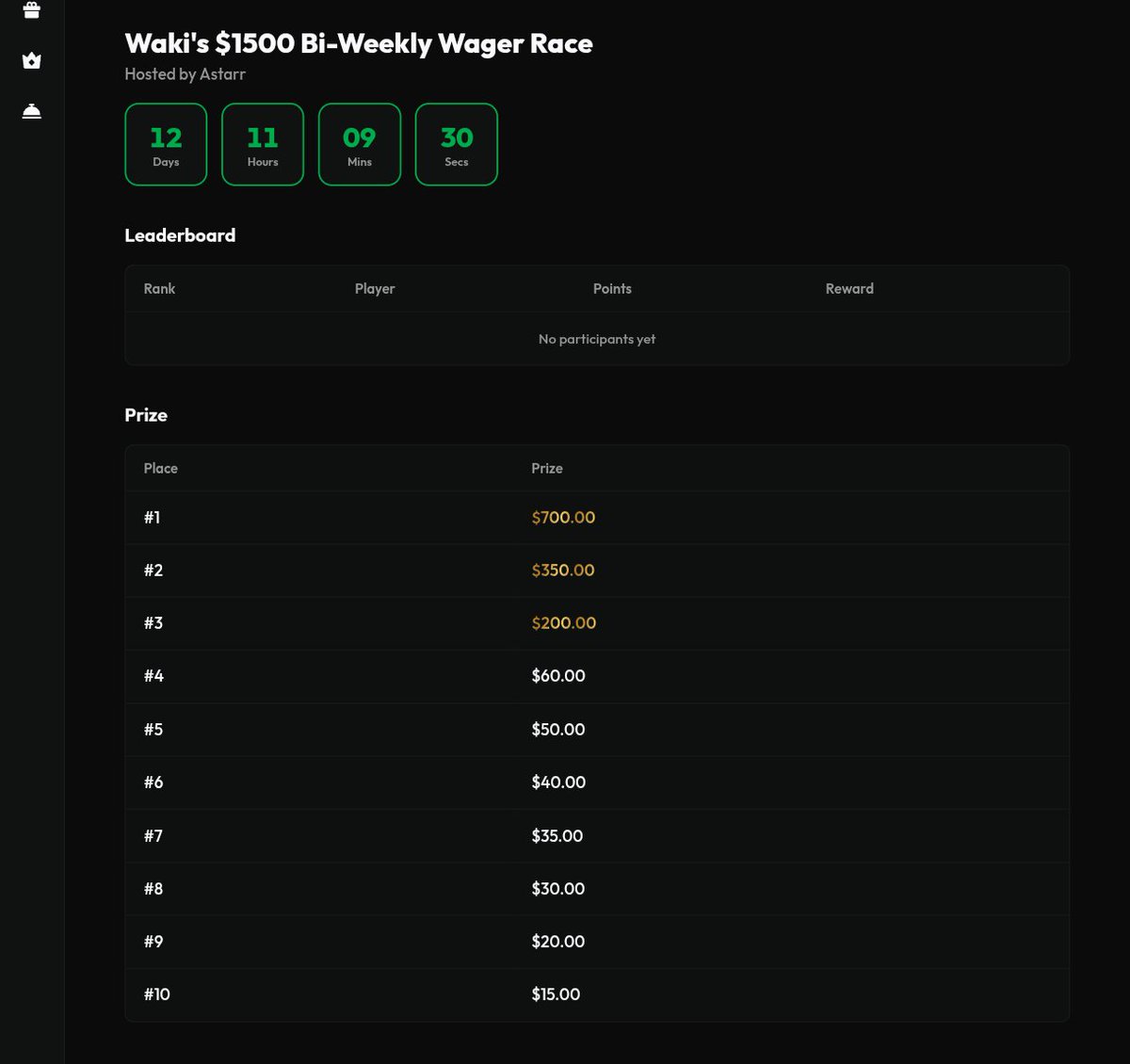 wakibets's tweet photo. Second Month with @DiceyHQ  🎲

We are kicking off things with $1,500 Race under code waki ! 

Check it out here :- https://t.co/dMtLf9ErYi

$20 To random Like/RT https://t.co/bJvWwtFCLT