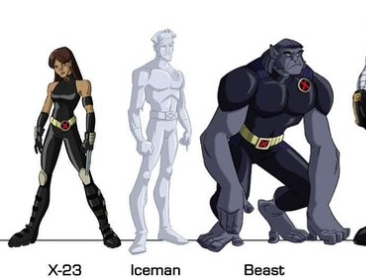 SiteJamesons's tweet photo. LINDOS! Esses seriam os designs dos X-Men na animação X-Men Evolution, caso o programa não tivesse sido cancelado. https://t.co/i94pypPx9g