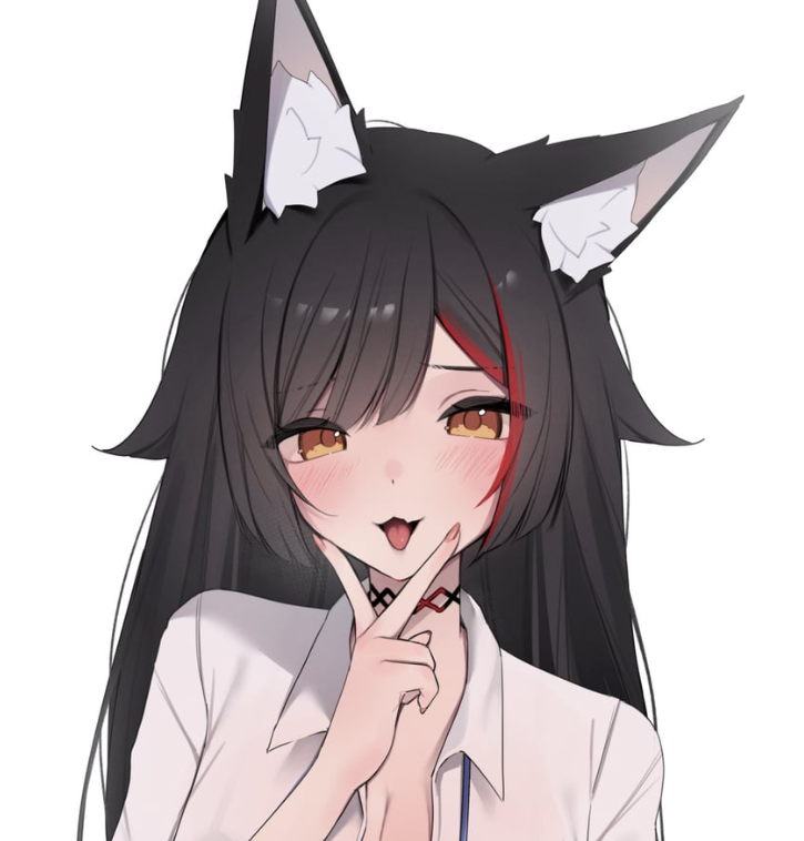 AnIllusion's tweet photo. Hah! That's easy! Obviously that is a bait to compare tongues! Don't worry, nobodys tongue is weird!~

Bleh!

See! https://t.co/c7WnOgdzzz