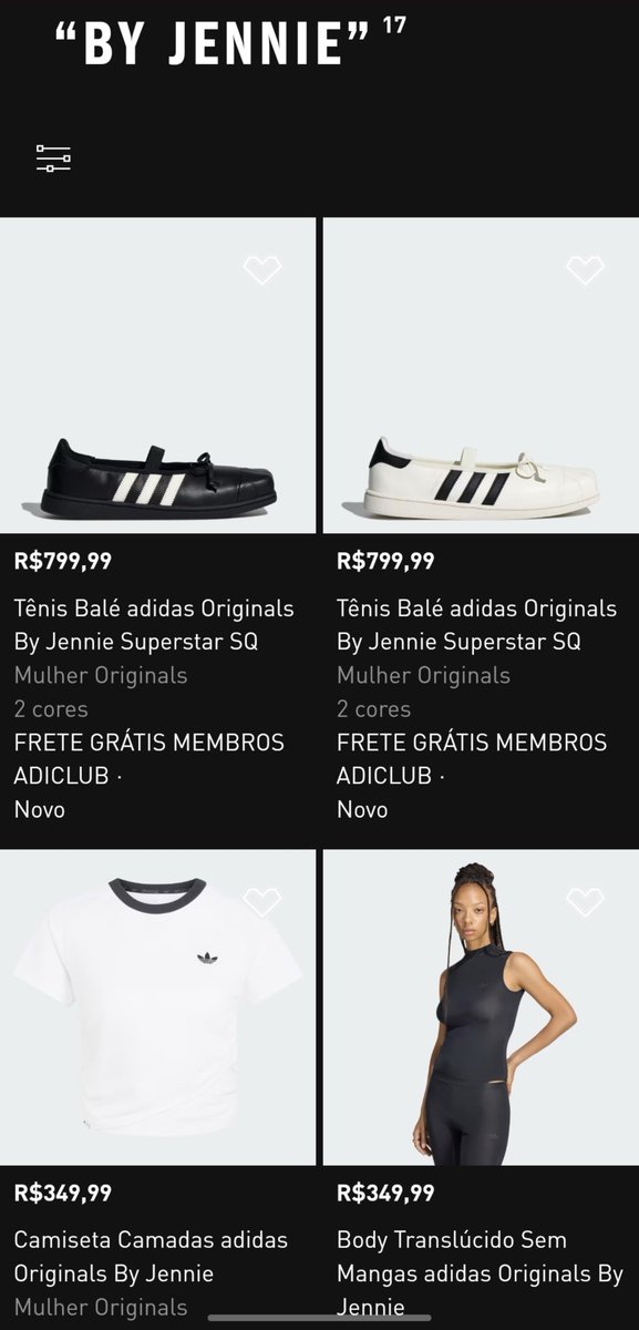BLACKPINKBRASIL's tweet photo. Enfim veio aí! Coleção da JENNIE com a Adidas está disponível no site da marca no Brasil 🇧🇷

🔗: https://t.co/qHrB01cEzm

#JENNIE #BLACKPINK https://t.co/qdaXyfUFvz