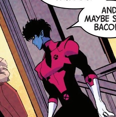 Debonairebaby's tweet photo. #kurtwagner on this month’s uncanny x-men is just too cutie patootie 😩💙💛 https://t.co/SYZurwbAIa