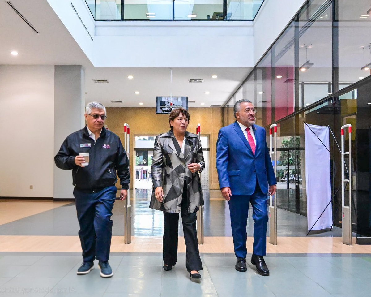 horacioduarteo's tweet photo. ¡Muy buenos días! Hoy desde nuestro querido 📍#Texcoco, la Gobernadora @delfinagomeza dirigió la Mesa de Paz, con la asistencia de integrantes de los tres órdenes de gobierno, la @FiscaliaEdomex, las Fuerzas Armadas y el #CNI. 

👊🏽 ¡Continuamos con la jornada de hoy en la Zona Oriente del EdoMéx!
#ElPoderDeServir
