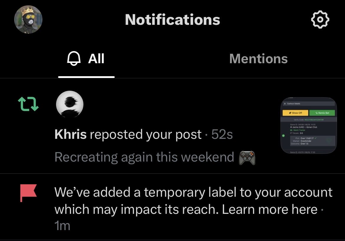 AnonGhost890's tweet photo. Here we go again @X 
This account has been on temporary label for several months now without a valid reason 🤷🏽‍♂️ https://t.co/7QJjN37c6K